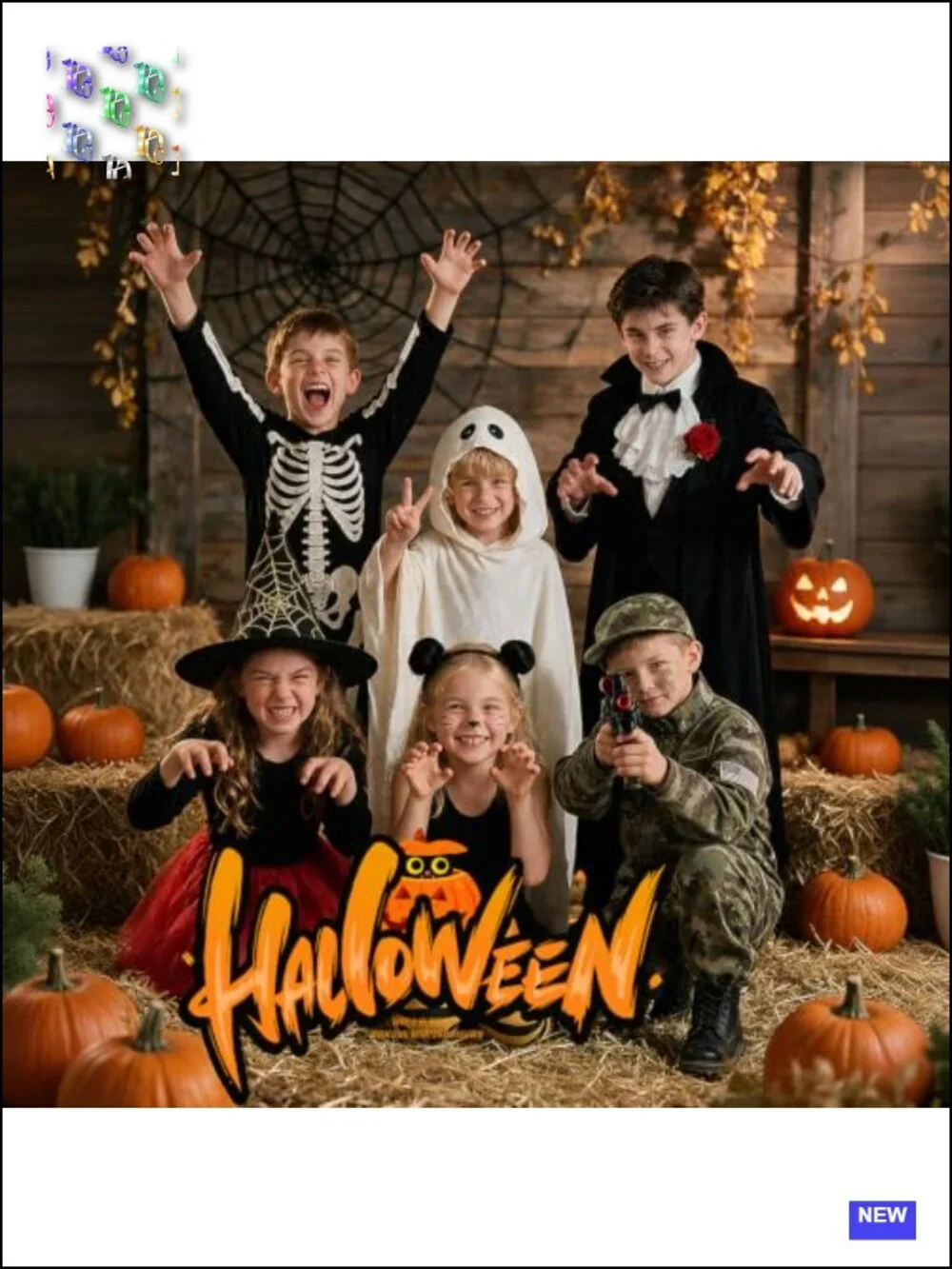 Kids Army Costume for Boys - 14 PCS Soldier Halloween Set
